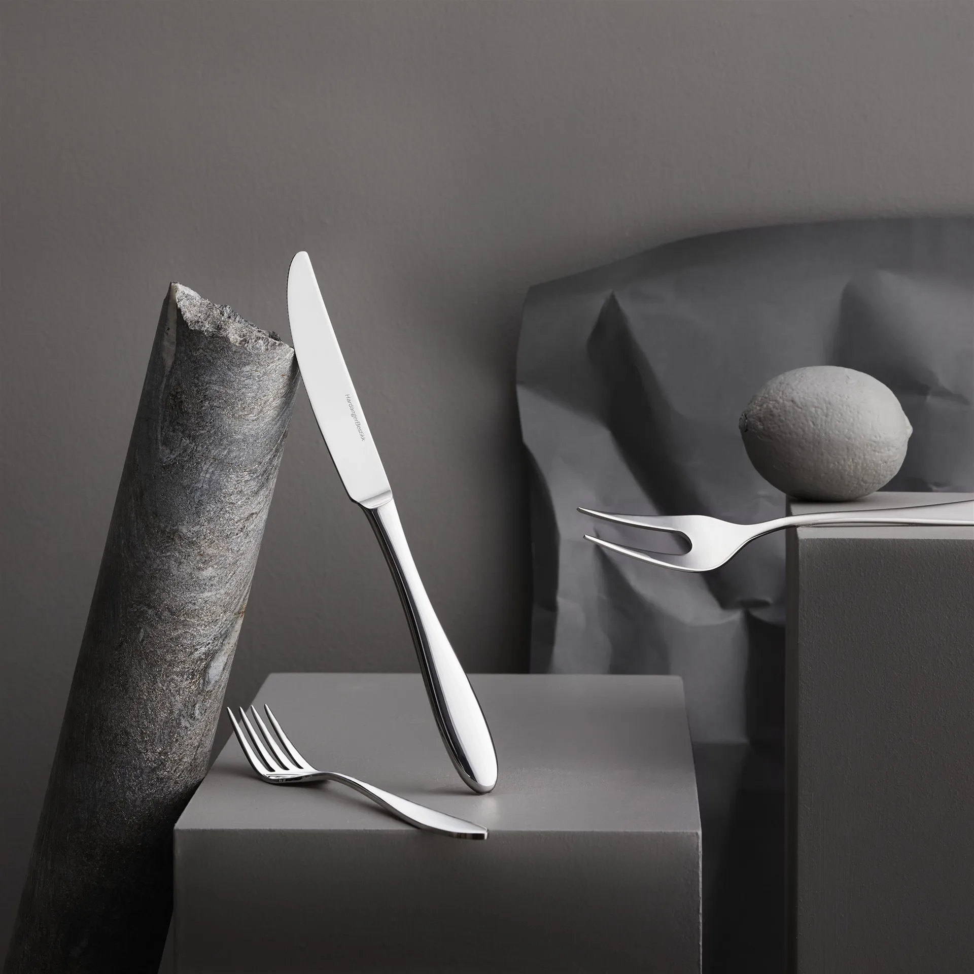 Fjord matsked, Rostfritt stål Hardanger Bestikk