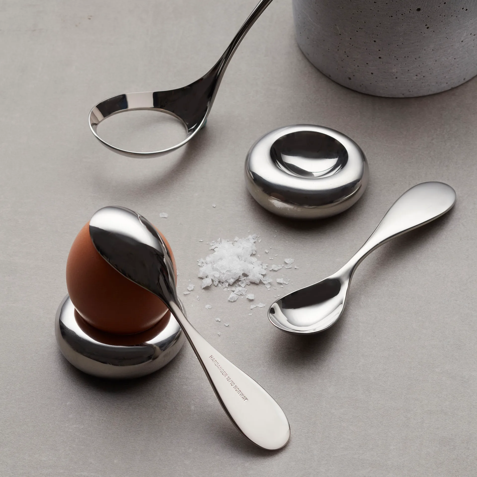 Hardanger äggkoppar, rostfritt stål Hardanger Bestikk