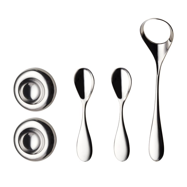 Hardanger äggset 5 delar - rostfritt stål - Hardanger Bestikk