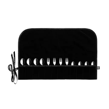 Hardanger besticklinda för dessertbestick - Svart - Hardanger Bestikk