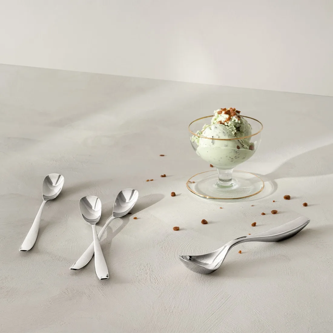 Hardanger glasset bestick 5 delar, Rostfritt stål Hardanger Bestikk