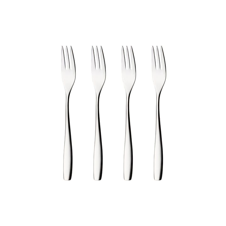 Julie tårtgaffel 4-pack, rostfritt stål Hardanger Bestikk