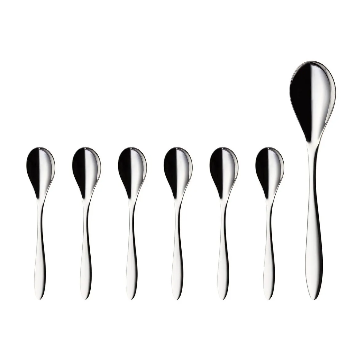 Hardanger Bestikk Maria dessertset 7 delar Rostfritt stål