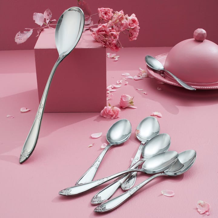 Nina dessertsked 4-pack, rostfritt stål Hardanger Bestikk