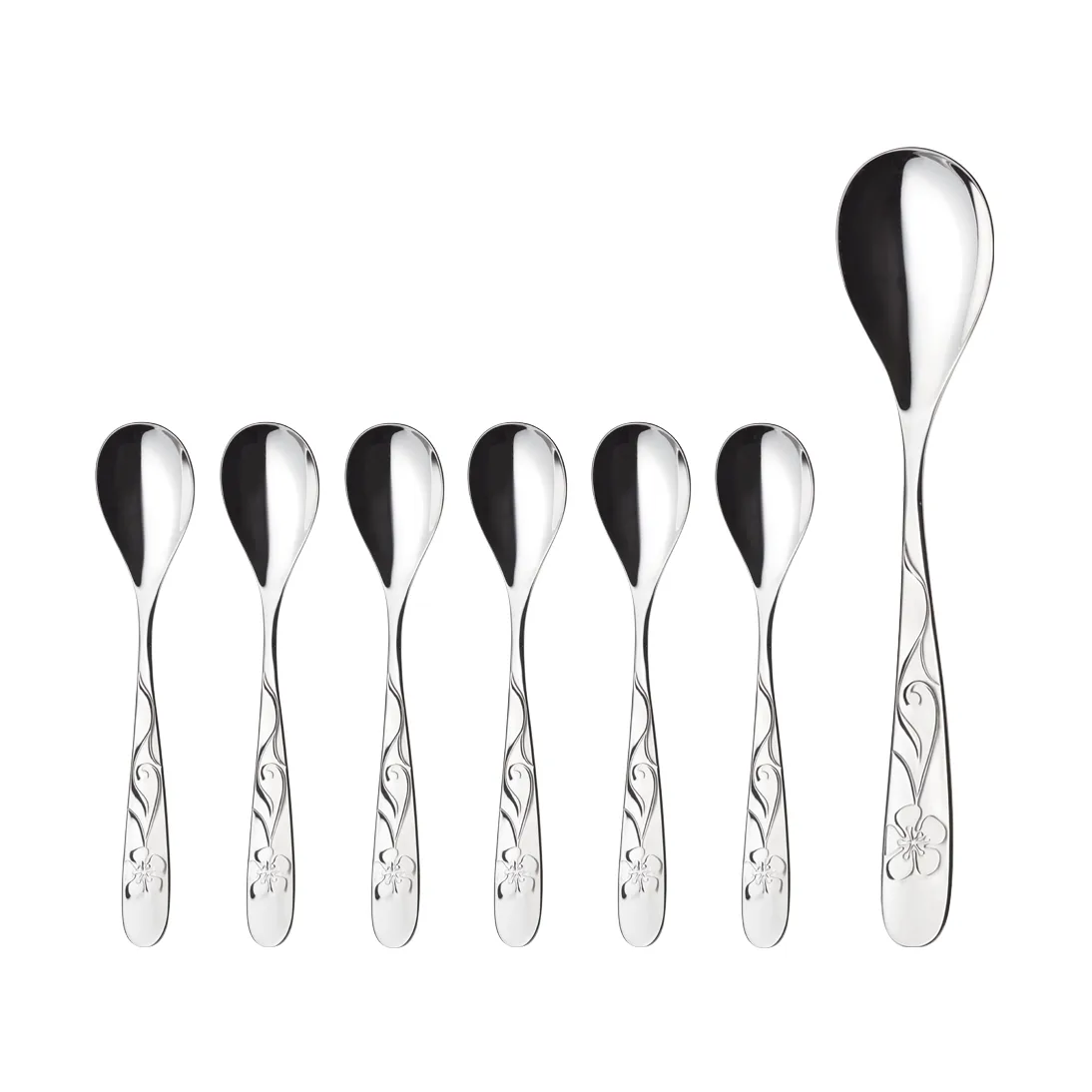 Sanna dessertset, 7 delar Hardanger Bestikk