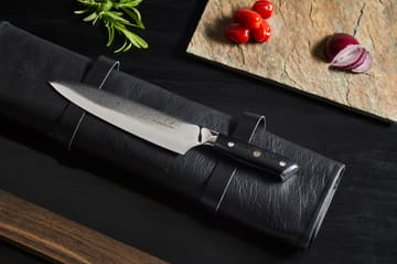 Damascus By Hâws kockkniv 33,5 cm - Svart-rostfritt stål - Hâws