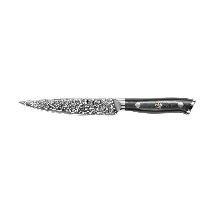 Damascus By Hâws universalkniv 23,6 cm - Svart-rostfritt stål - Hâws