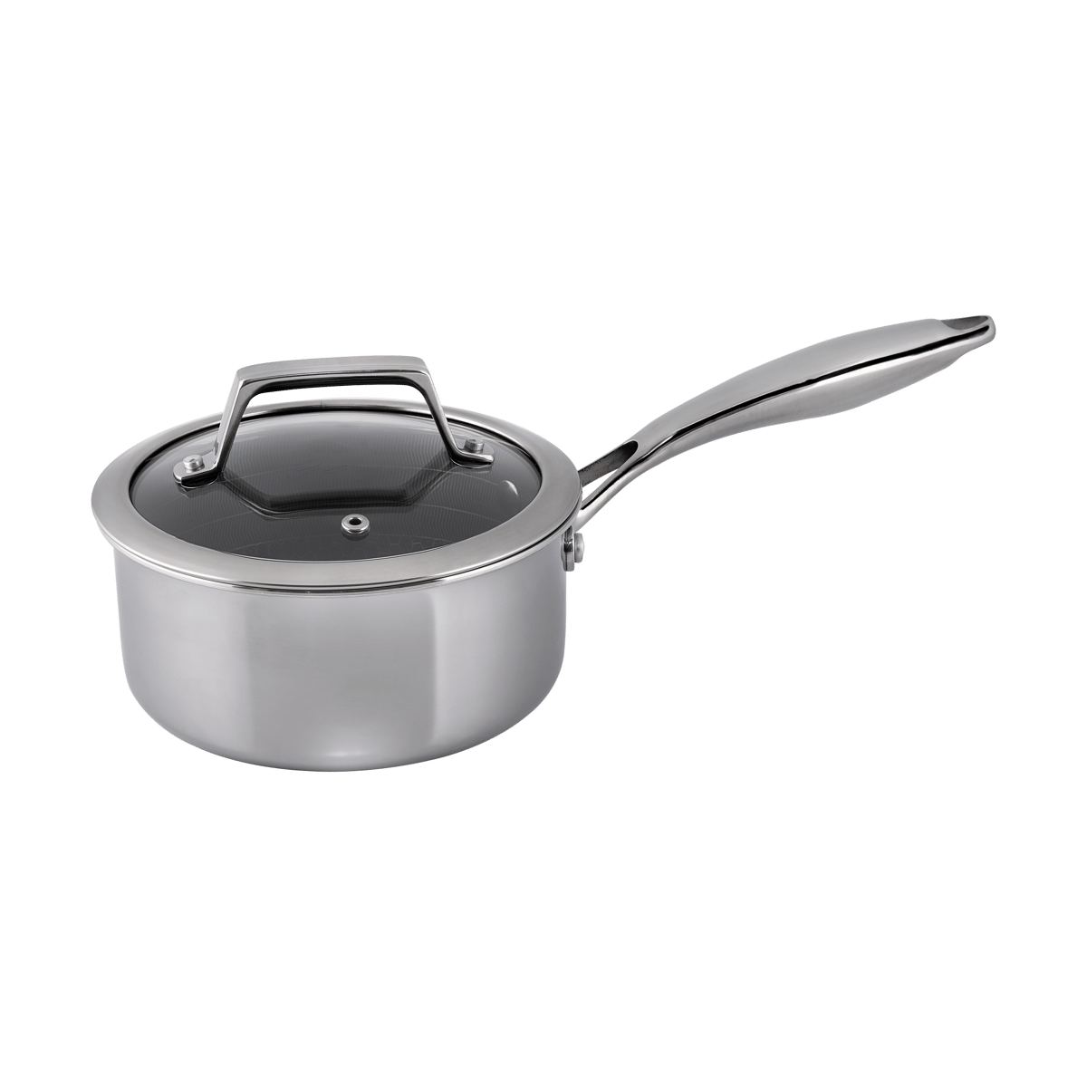 Hâws Santo hybrid coating kastrull med lock 1,5 L Rostfritt stål