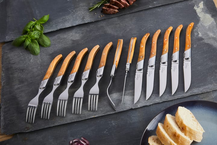 Laguiole By Hâws grillbestick 12-delar, Olive Hâws