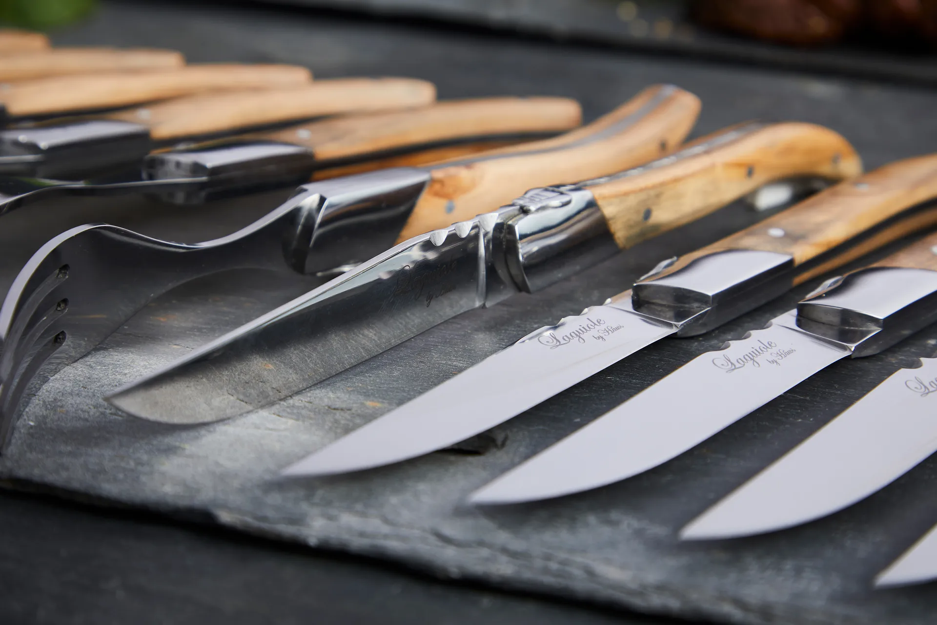 Laguiole By Hâws grillbestick 12-delar, Olive Hâws