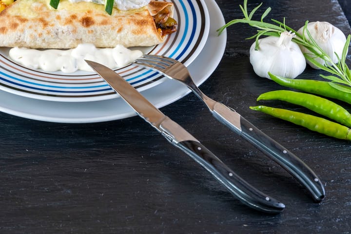 Laguiole By Hâws grillgaffel 6-pack, Black Wood Hâws