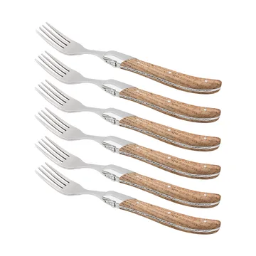 Laguiole By Hâws grillgaffel 6-pack - Oak - Hâws