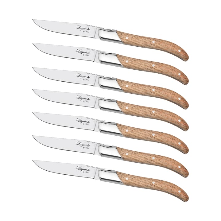 Laguiole By Hâws grillgaffel 6-pack - Oak - Hâws
