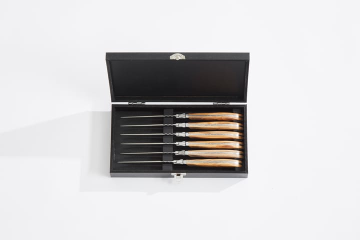 Laguiole By Hâws grillkniv 6-pack, Olive Hâws