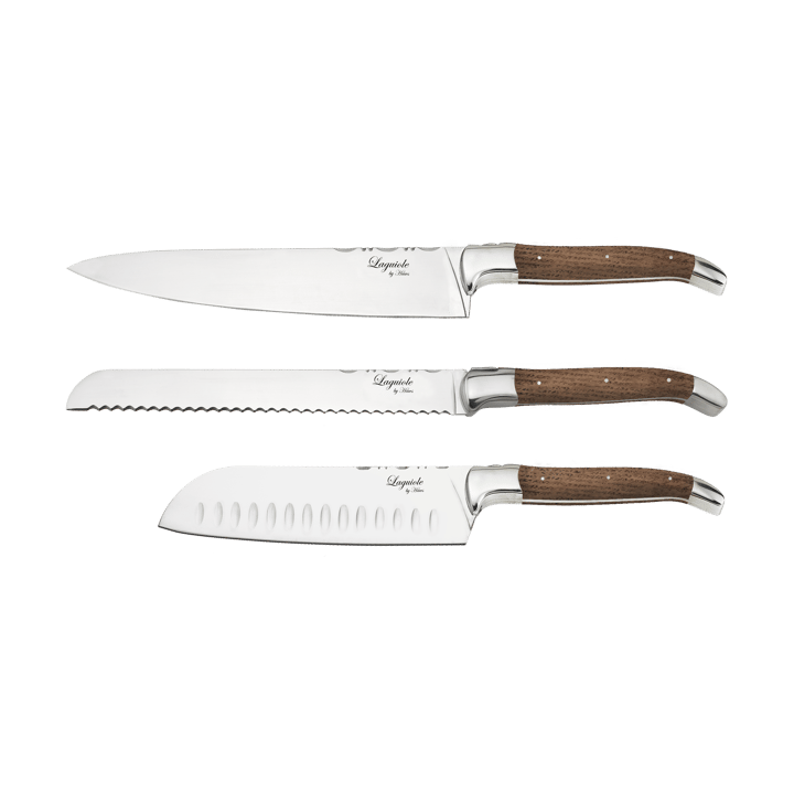 Laguiole By Hâws kockknivsset 3-delar - Oak - Hâws