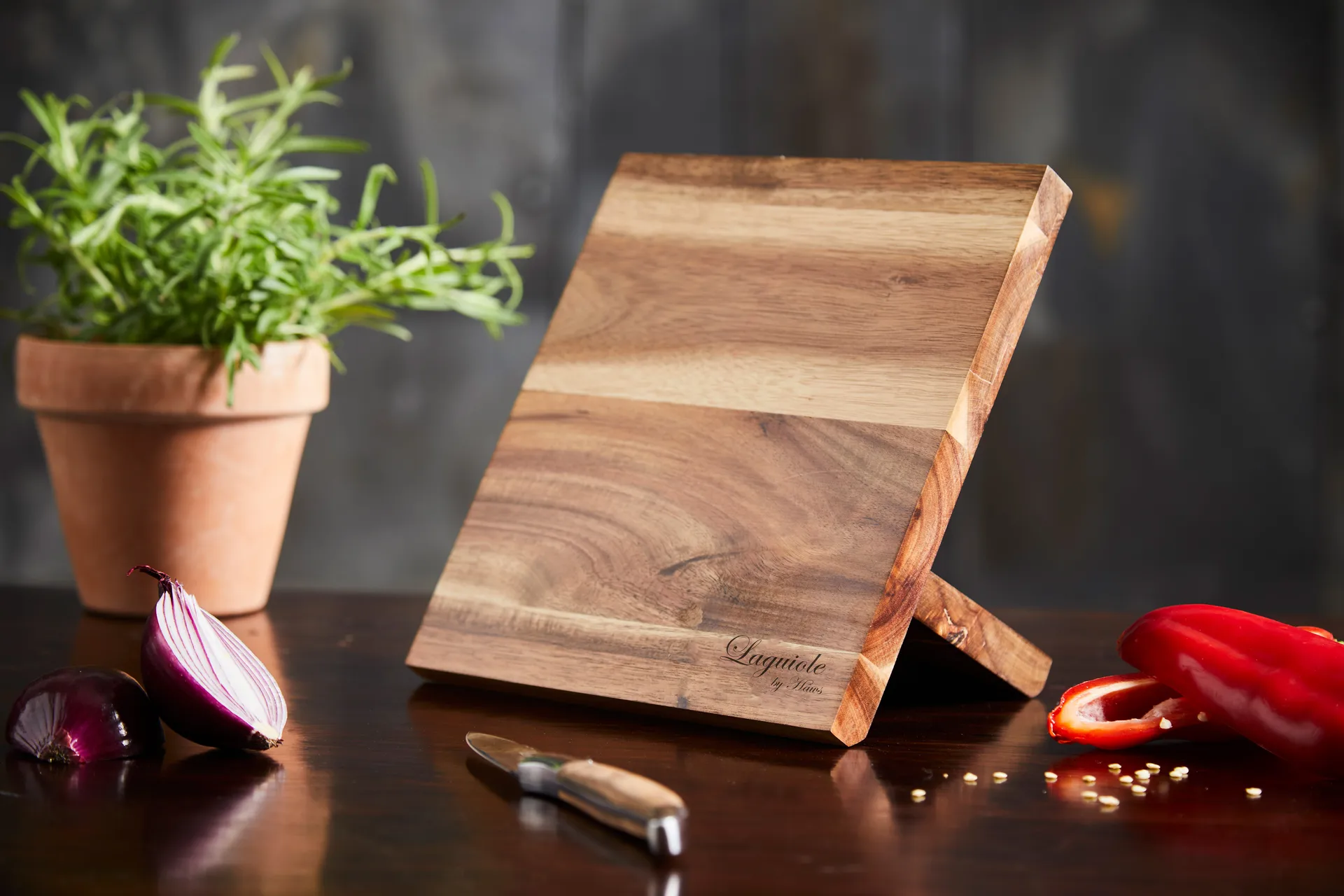 Laguiole By Hâws kockknivsset 5-delar, Olive Hâws