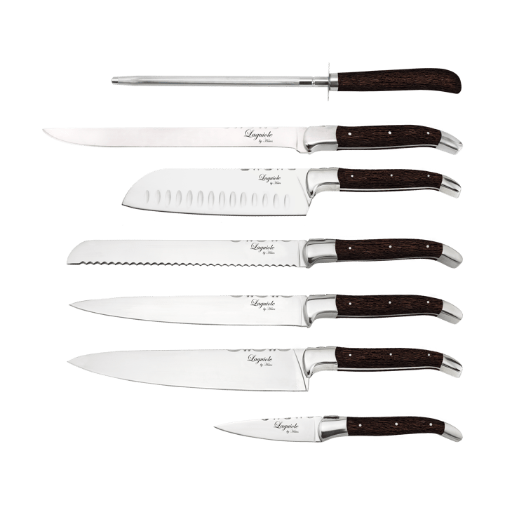 Laguiole By Hâws kockknivsset 7-delar - Wengé - Hâws