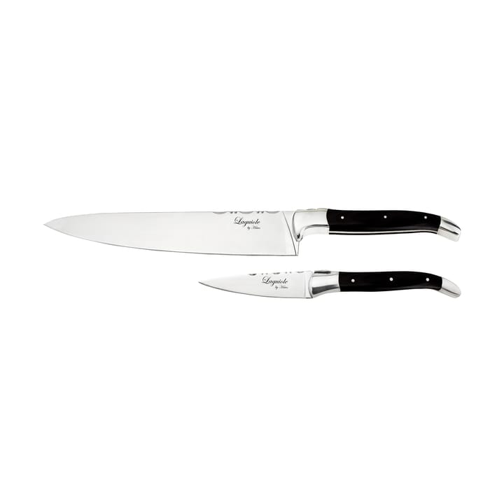 Laguiole By Hâws skal- & kockknivset 2-delar - Black Wood - Hâws