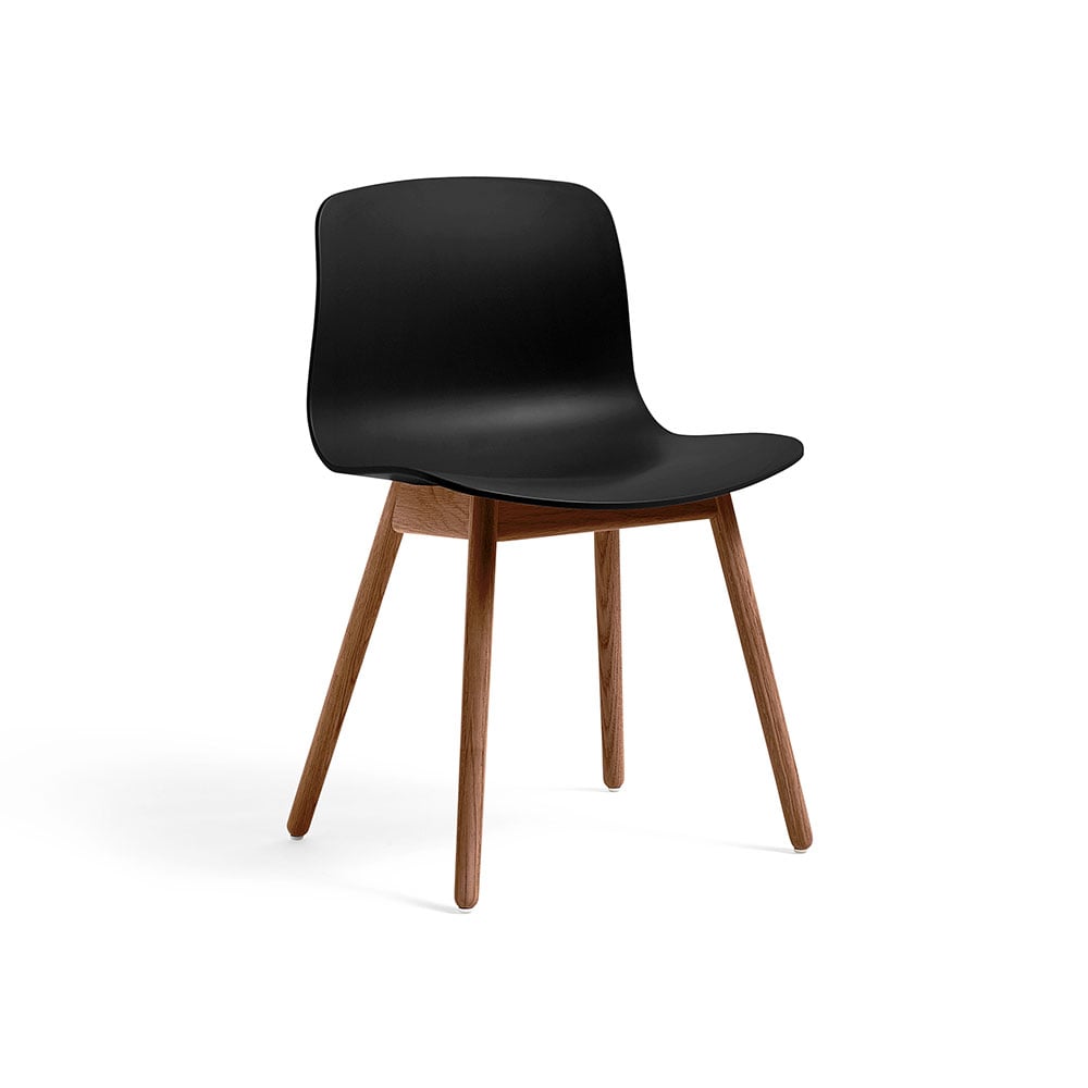HAY About a Chair 12 stol Black-valnötsstativ | Skandinavisk Design | Stolar | Svart