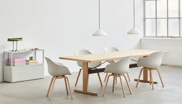 About a Chair 22 2.0 stol - Vit-lackerat ekstativ - HAY