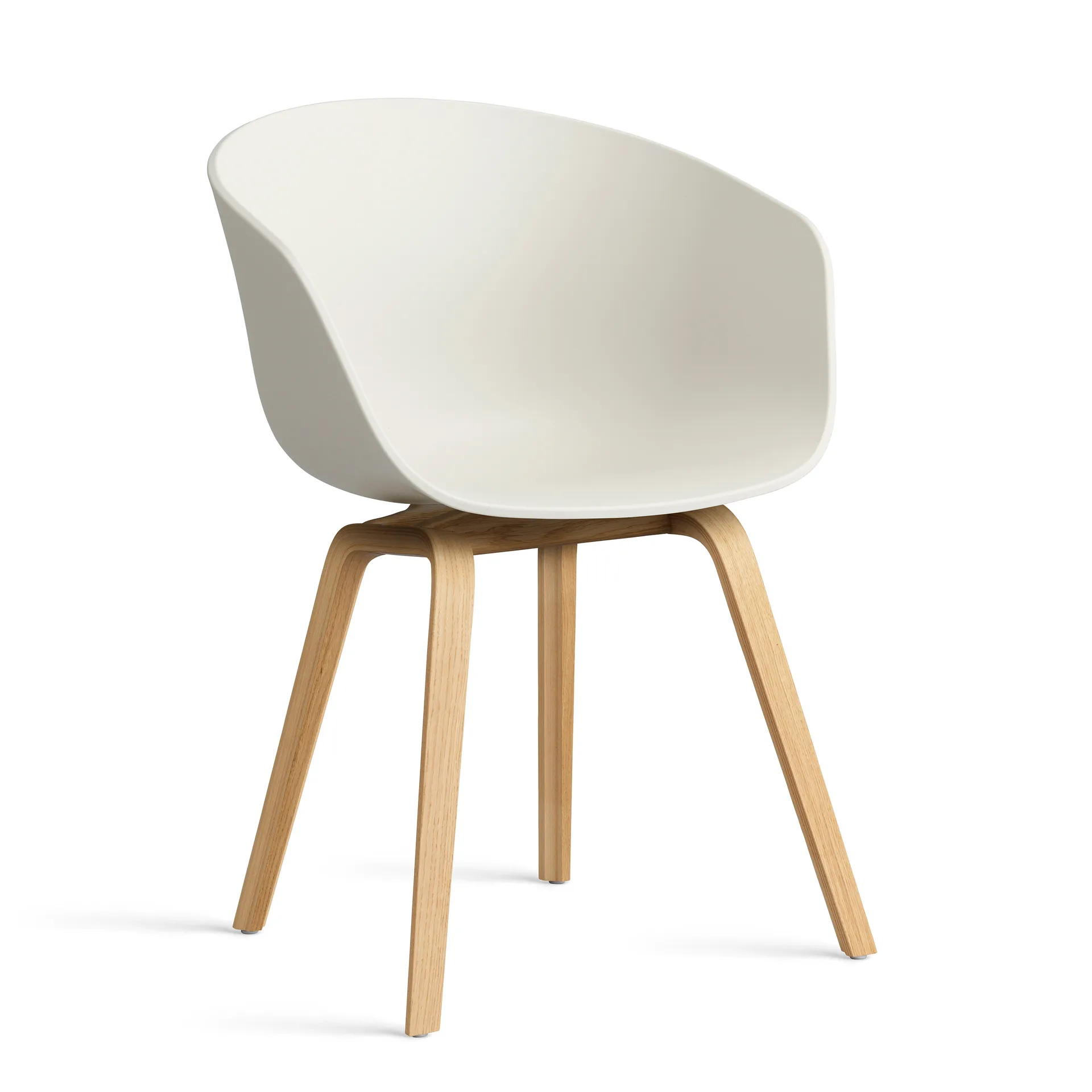 About a Chair 22 stol 2.0, Melange cream-lackerat ekstativ HAY