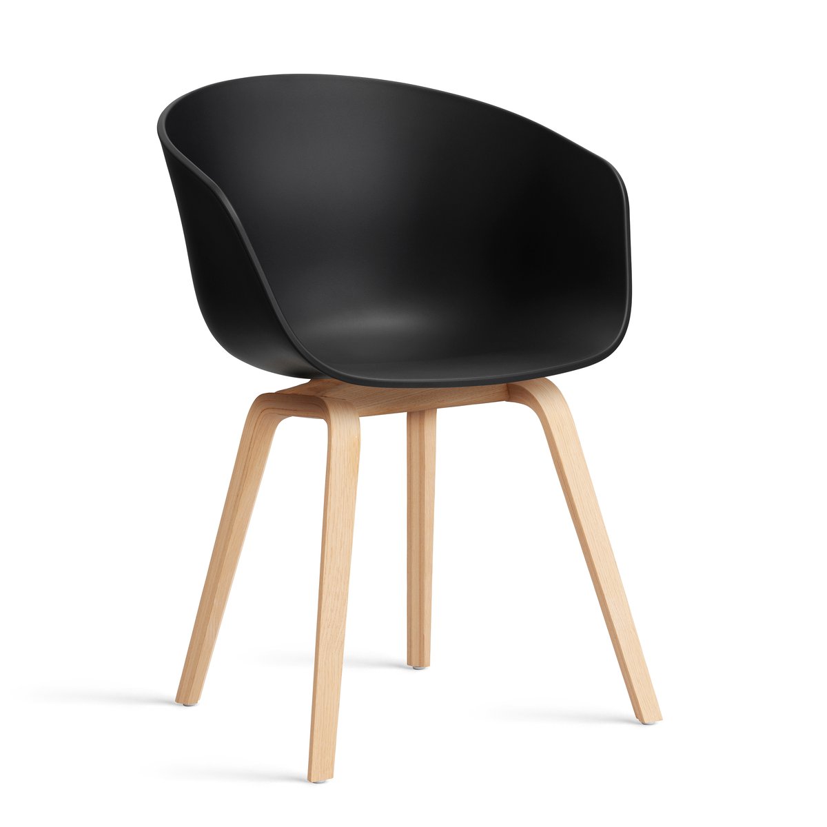 HAY About a Chair 22 stol 2.0 Svart-såpat ekstativ | Skandinavisk Design | Stolar | Svart