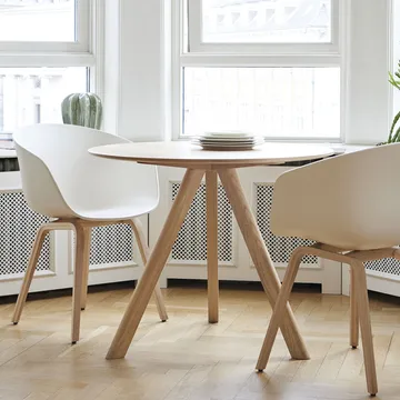 About a Chair 22 stol - White, såpade ekben - HAY