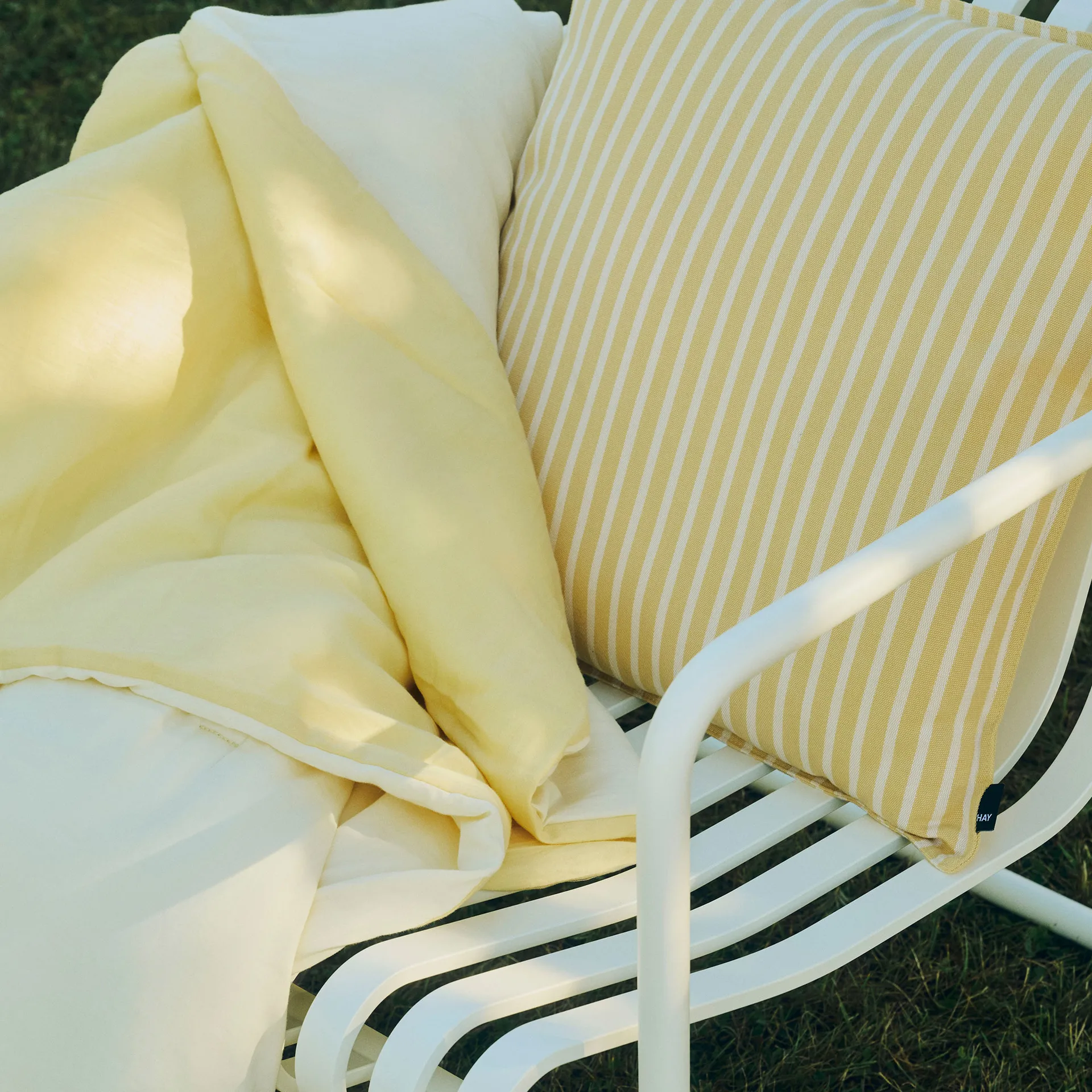 Air Quilt filt, Soft yellow, 140x200 cm HAY