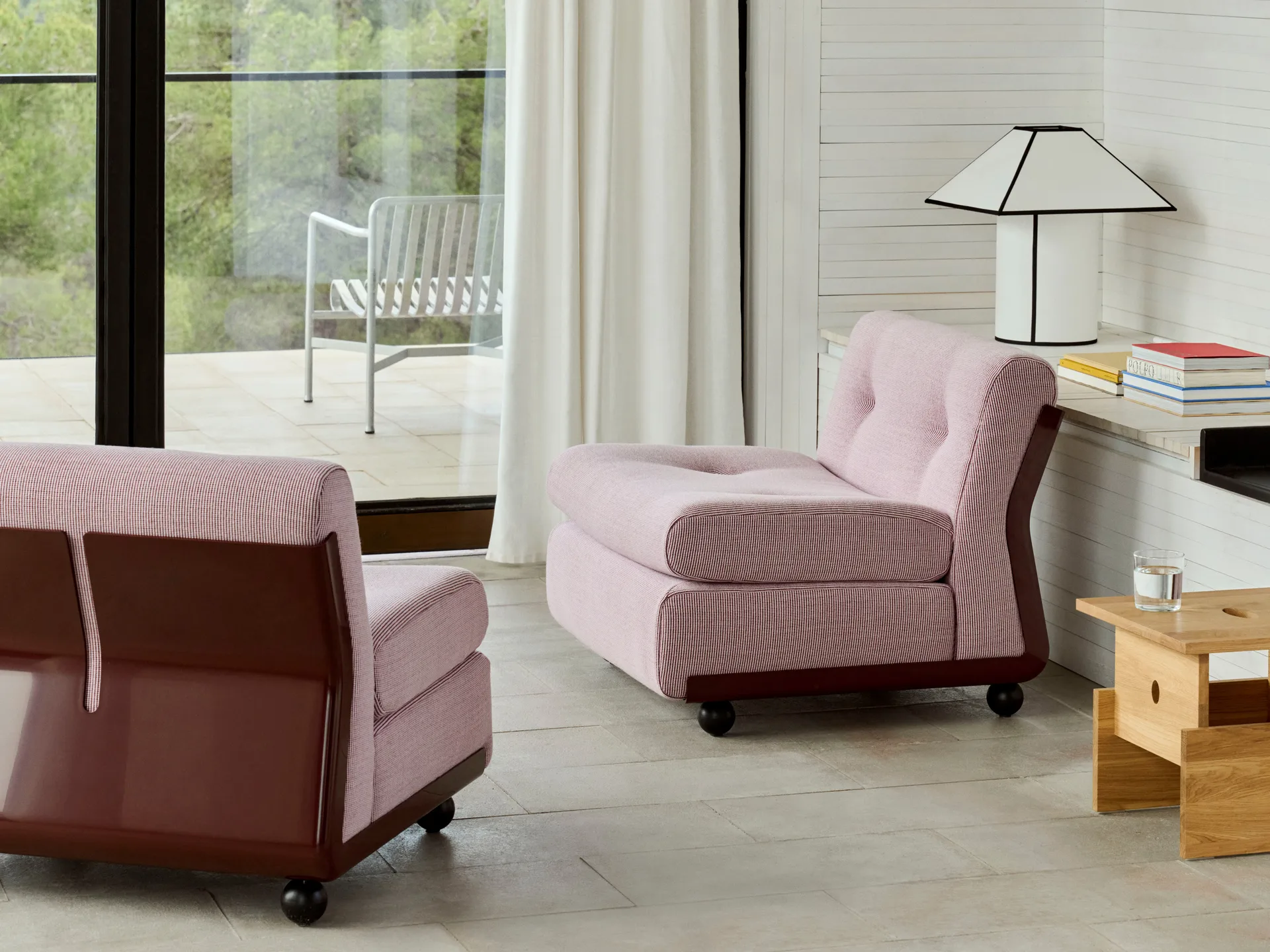 Amanta soffmodul, Burgundy red-yuma 1851, 1-sits/fåtölj HAY