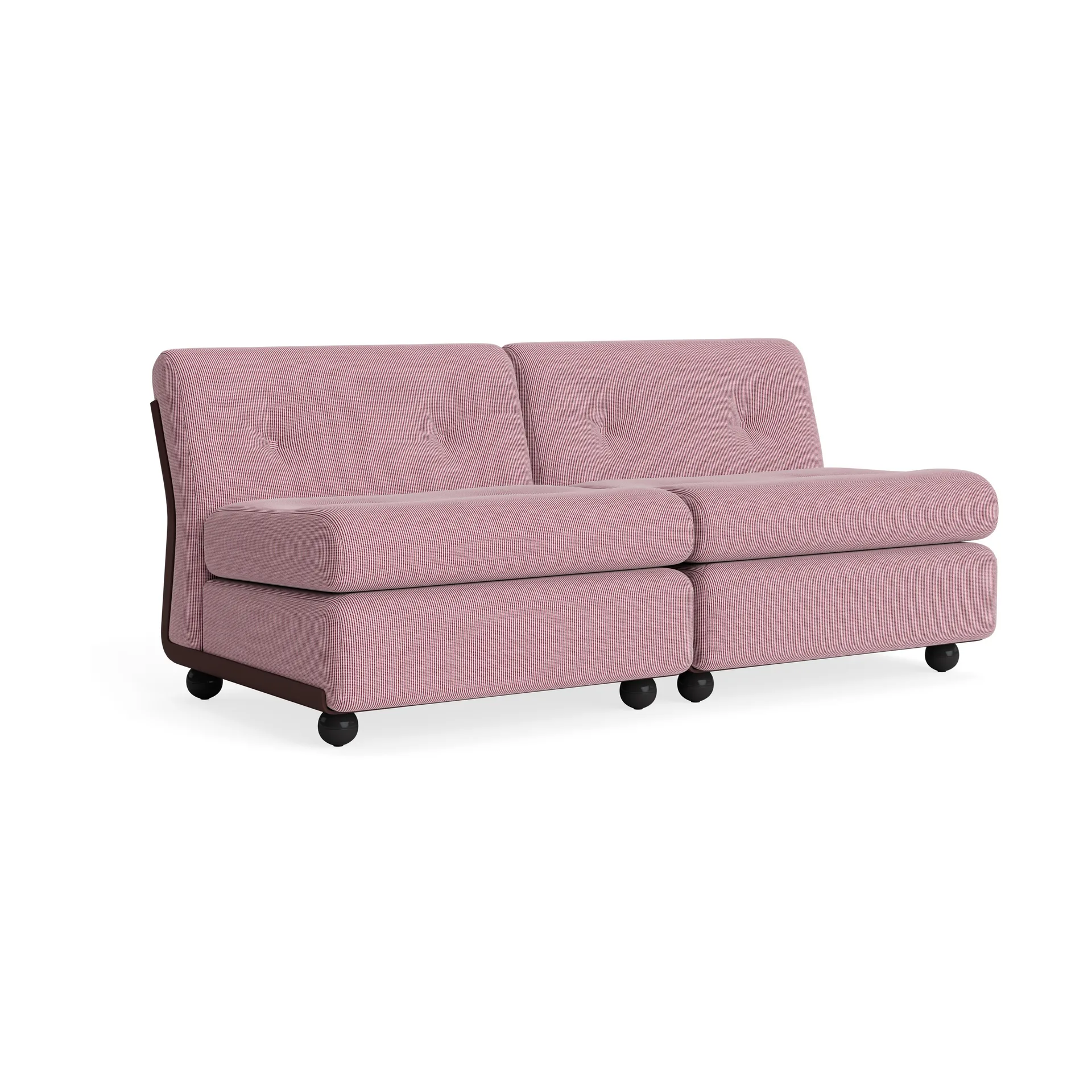 Amanta soffmodul, Burgundy red-yuma 1851, 2-sits HAY