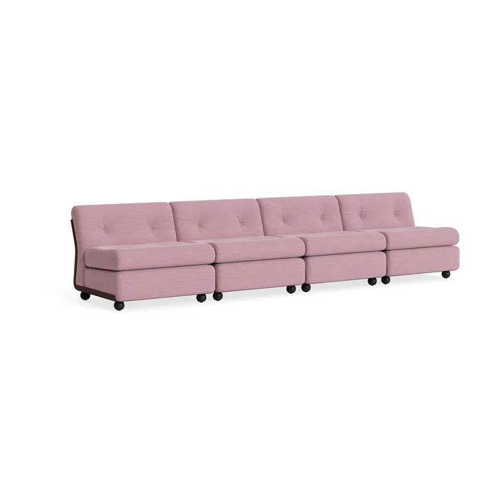 Amanta soffmodul - Burgundy red-yuma 1851, 4-sits - HAY