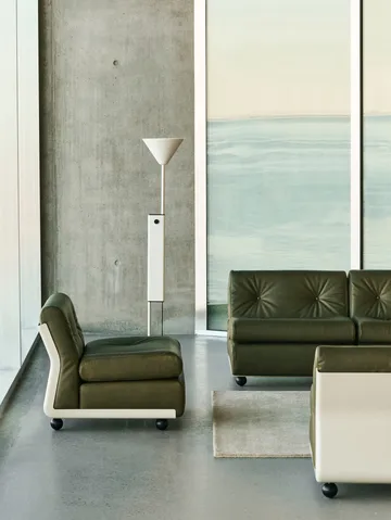 Amanta soffmodul - Cream beige-sense forest, 1-sits/fåtölj - HAY