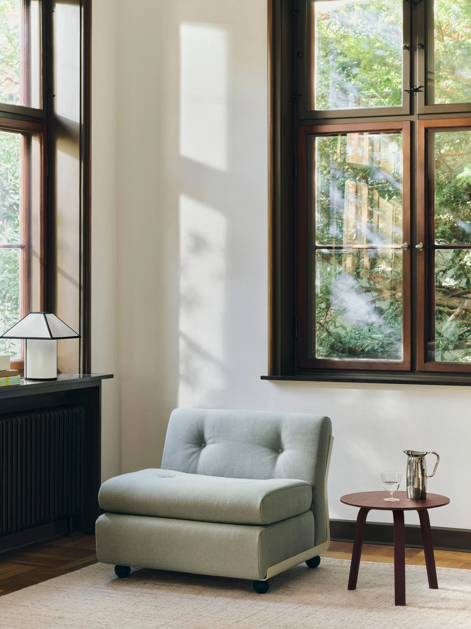 Amanta soffmodul, Cream beige-story 102, 1-sits/fåtölj HAY