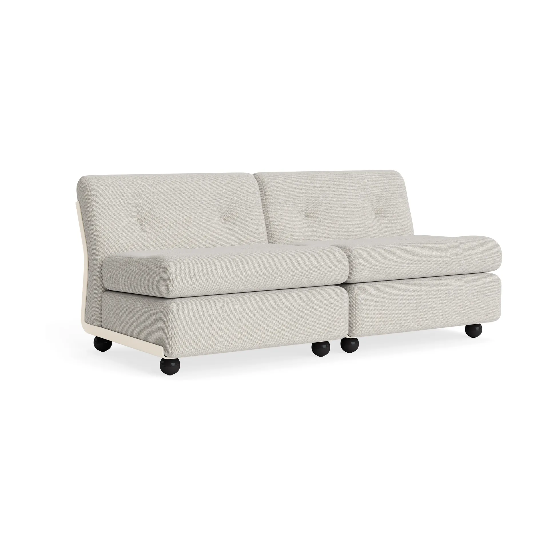 Amanta soffmodul, Cream beige-story 102, 2-sits HAY