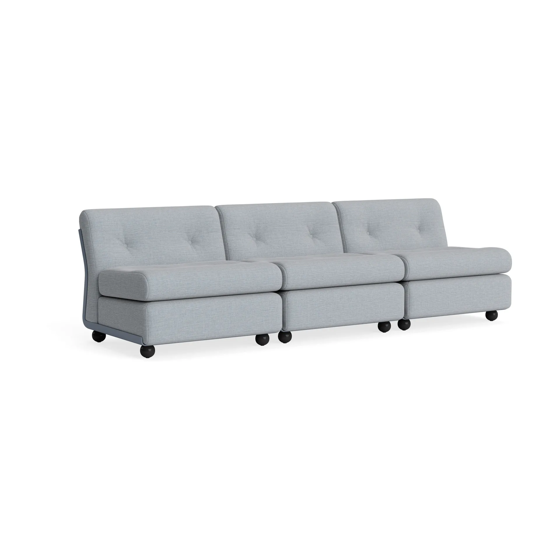 Amanta soffmodul, Frost blue-naveli 723, 3-sits HAY