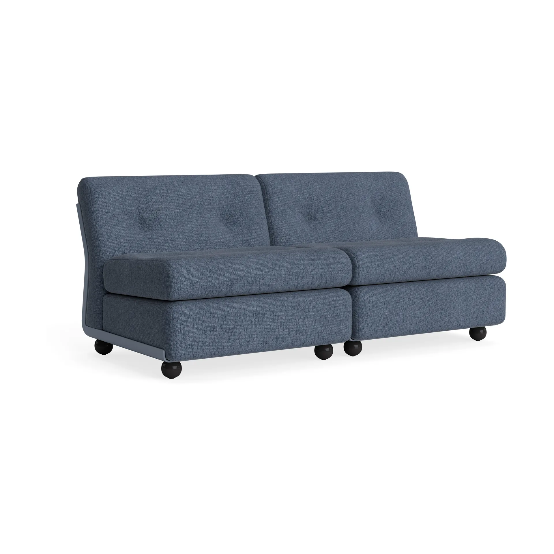 Amanta soffmodul, Frost blue-turf blue, 2-sits HAY