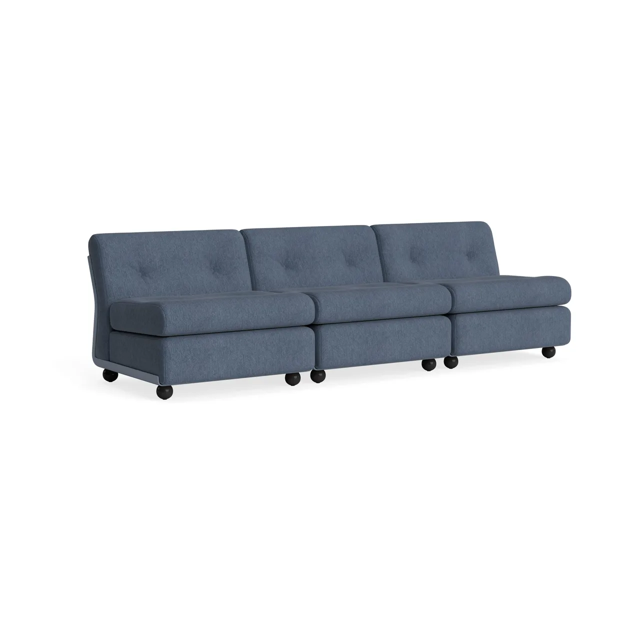 HAY Amanta soffmodul Frost blue-turf blue, 3-sits | Skandinavisk Design | Soffor | Blå