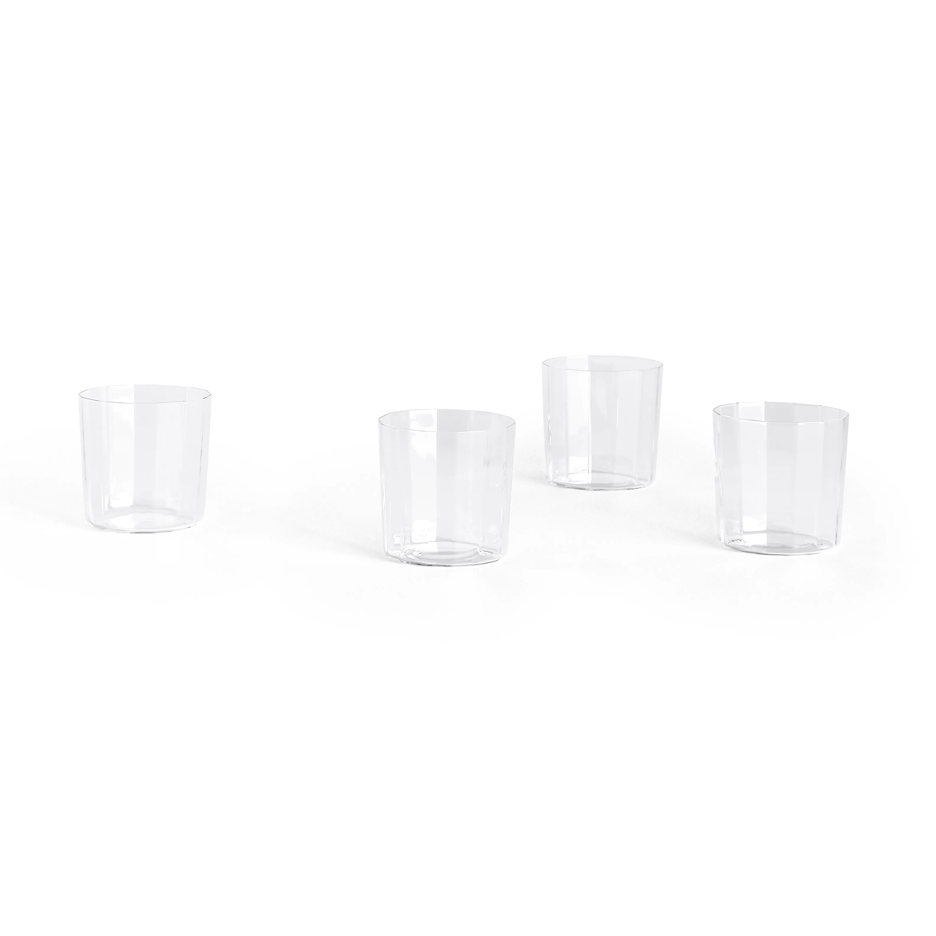 Angle dricksglas 4-pack, Wide 7,5 cm