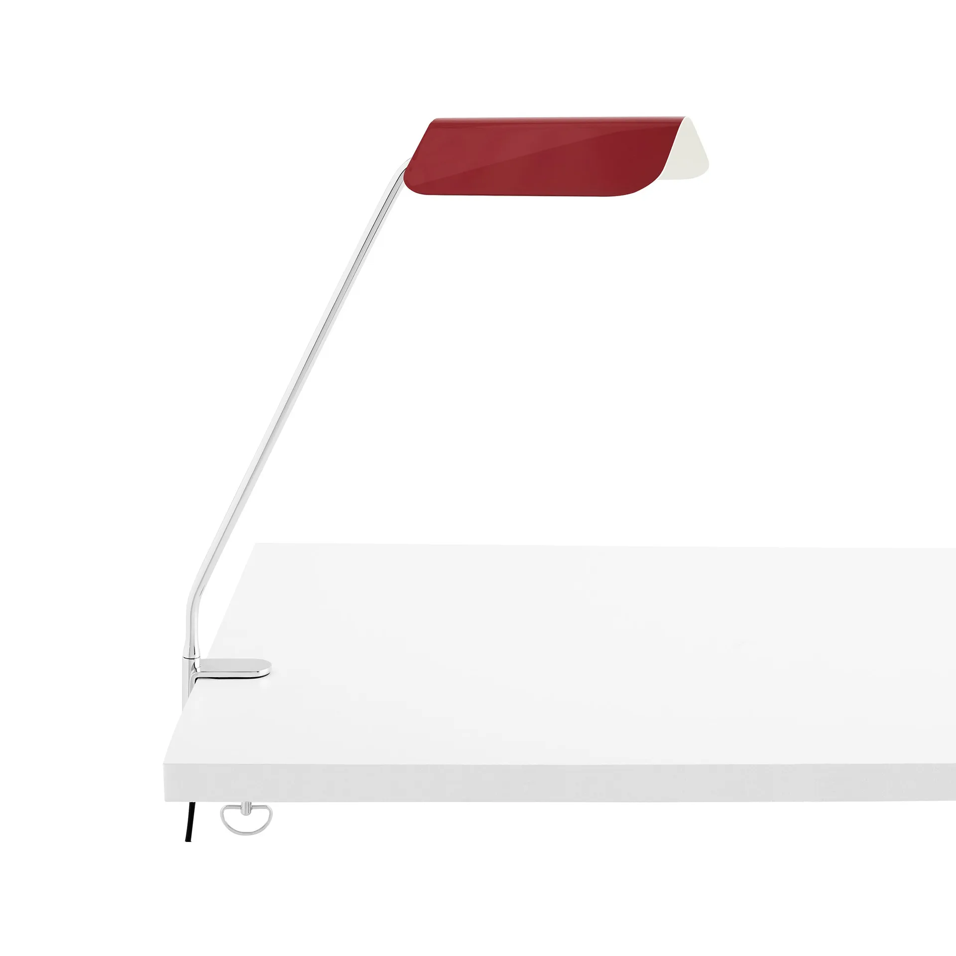 Apex Clip skrivbordslampa, Maroon red HAY Apex Clip skrivbordslampa, Maroon red HAY