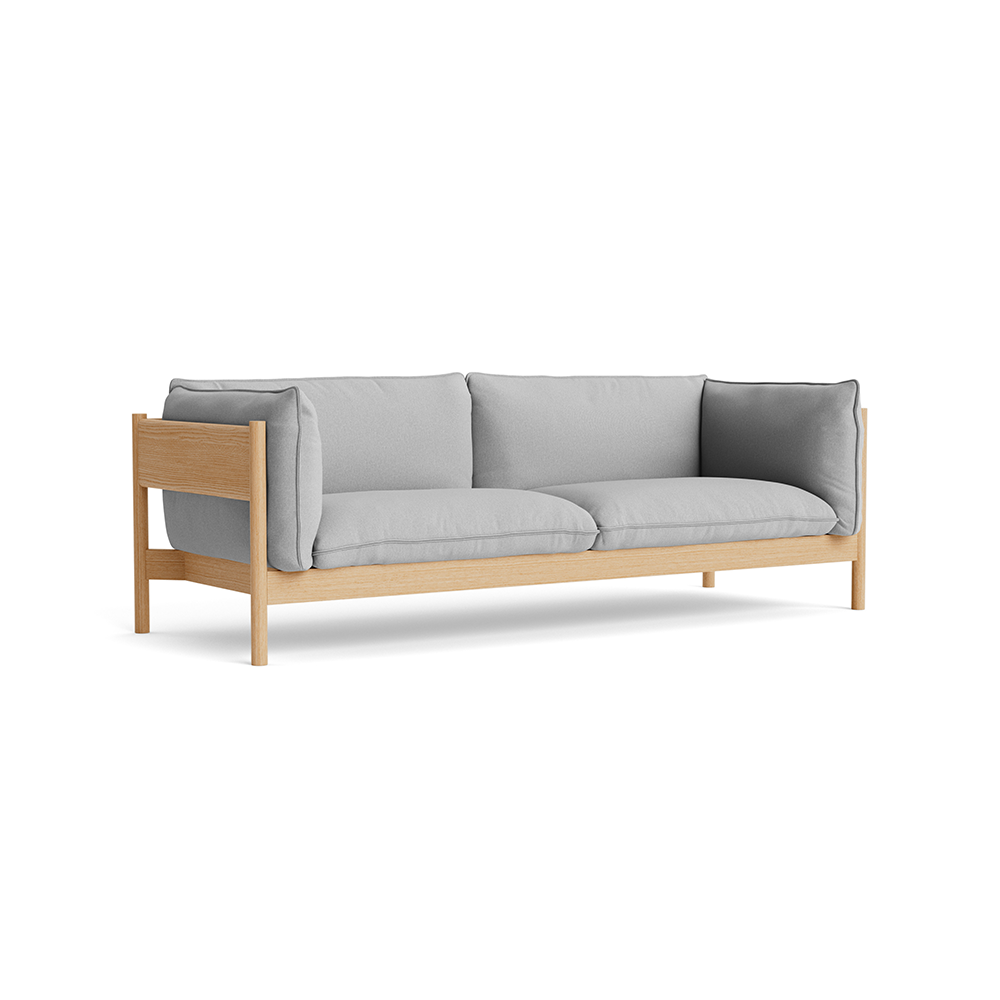 HAY Arbour ECO 3-sits soffa Steelcut Trio 113 vaxoljad ek