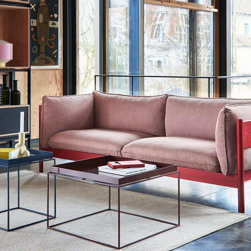 Arbour ECO 3-sits soffa, Steelcut Trio 796-vaxoljad ek HAY