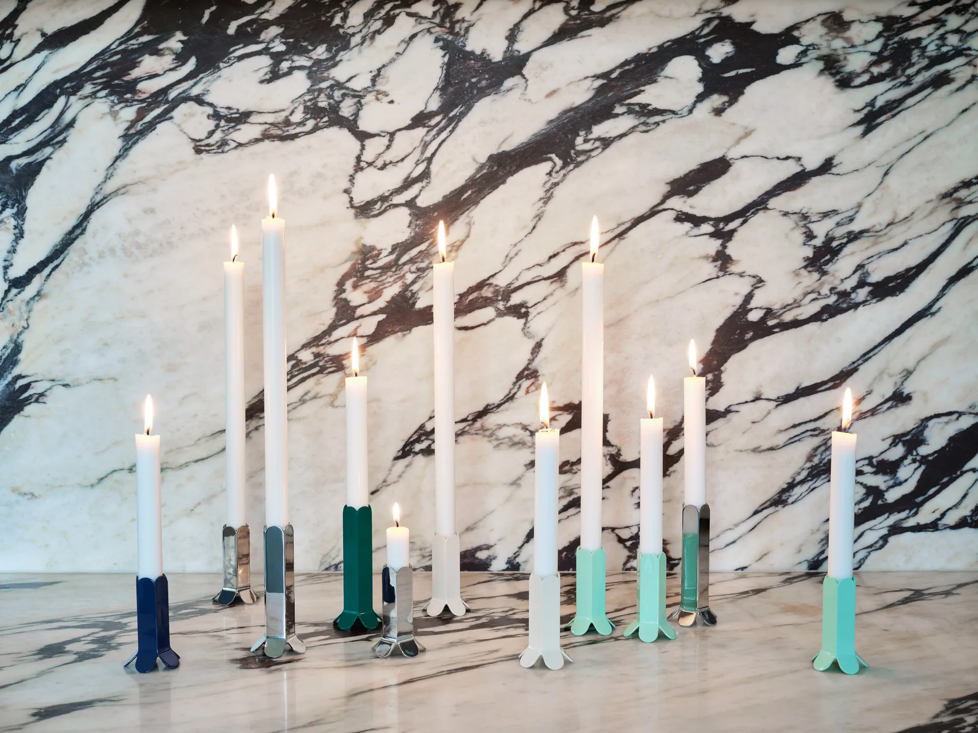 Arcs ljusstake 13 cm, Mirror HAY