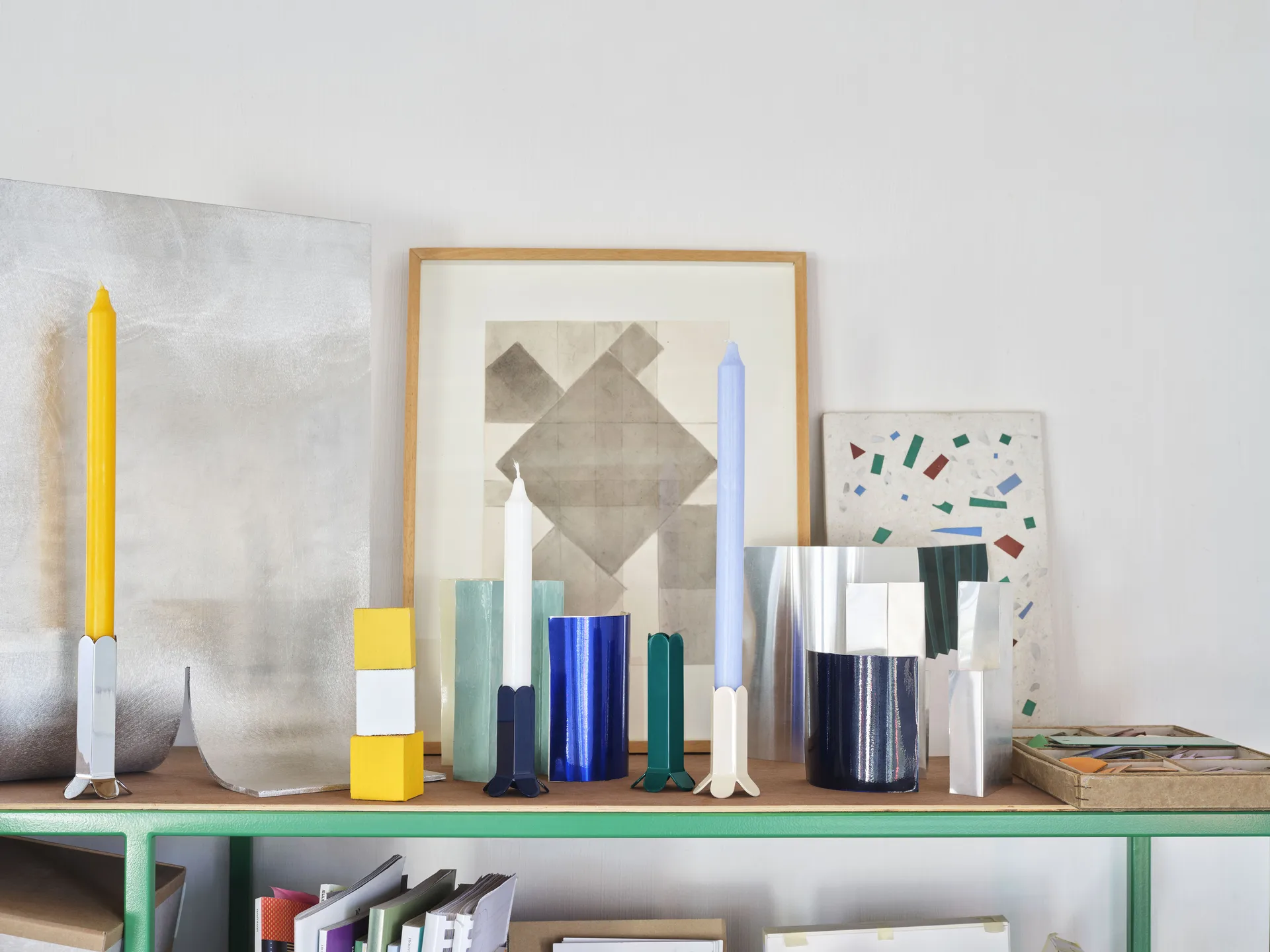 Arcs ljusstake 9 cm, Dark blue HAY