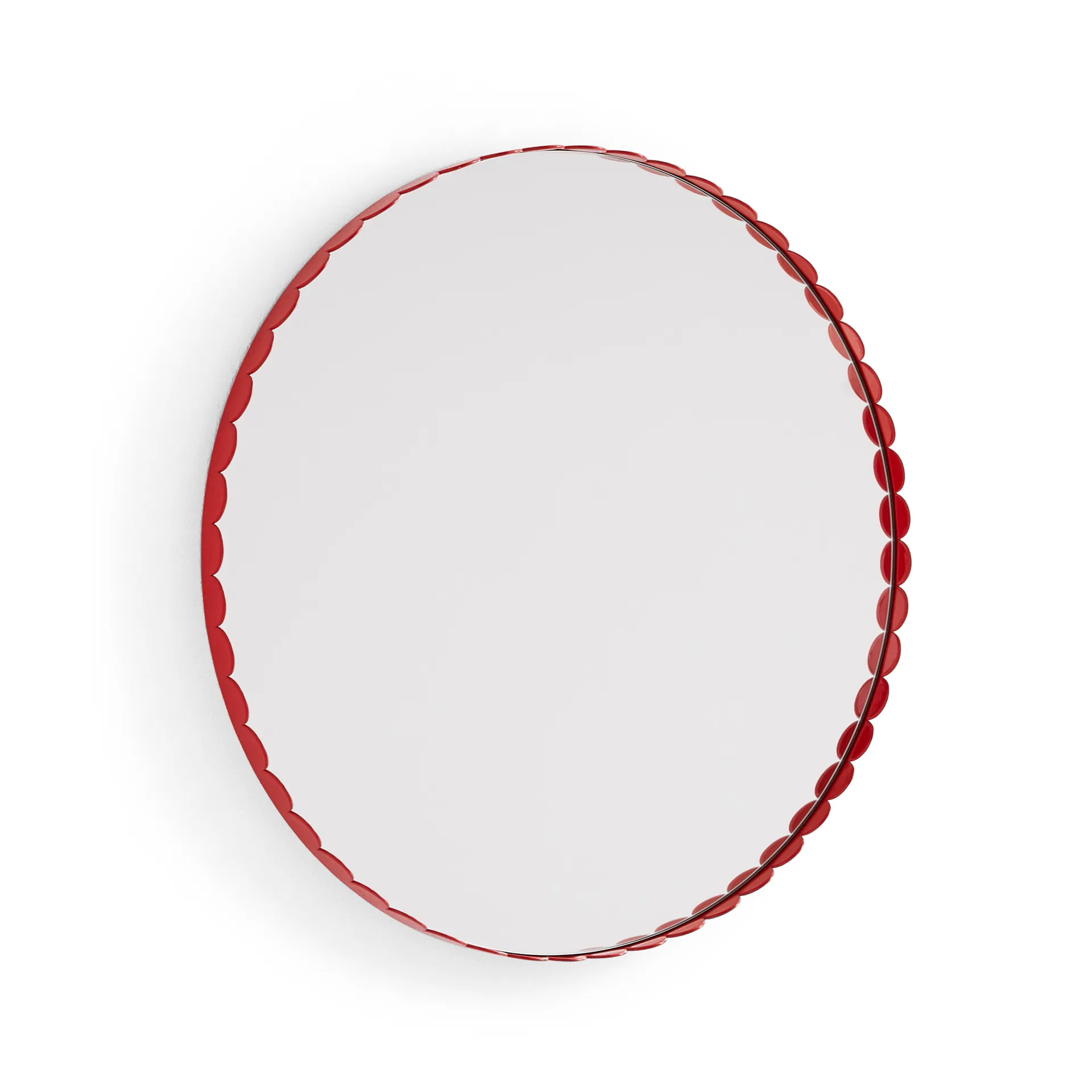 Arcs Mirror spegel Ø60 cm, Red HAY
