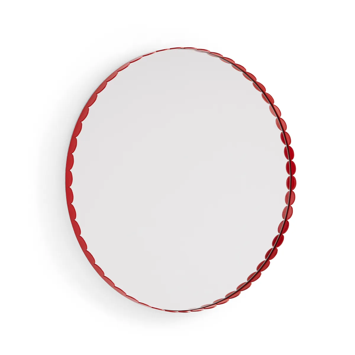HAY Arcs Mirror spegel Ø60 cm Red