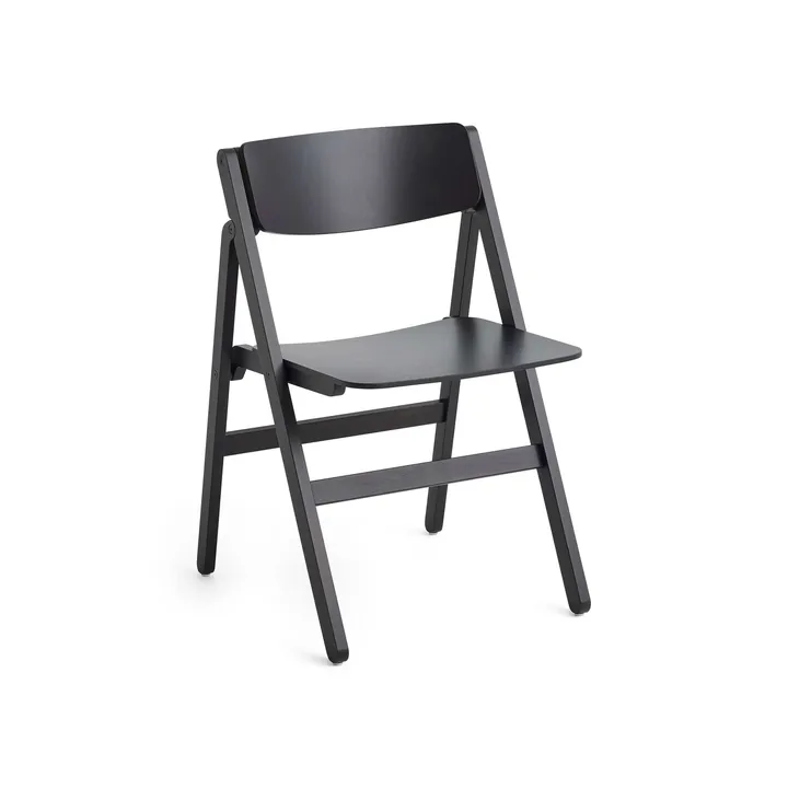 Backflip Chair stol - Anthracite lackerad bok - HAY
