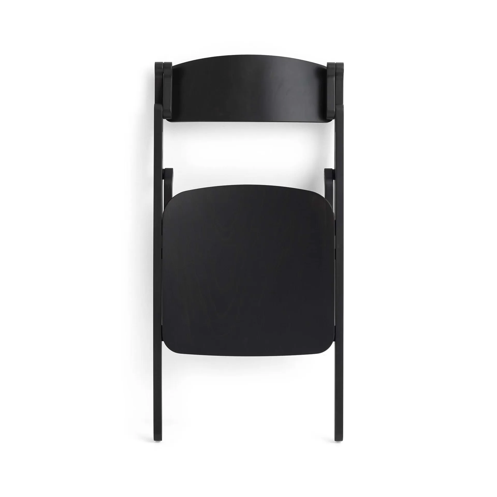 Backflip Chair stol, Anthracite lackerad bok HAY