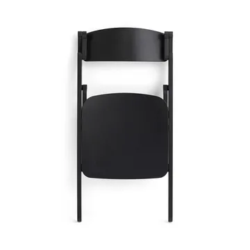 Backflip Chair stol - Anthracite lackerad bok - HAY