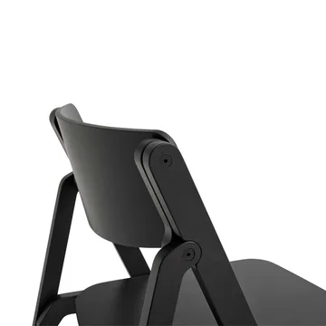 Backflip Chair stol - Anthracite lackerad bok - HAY