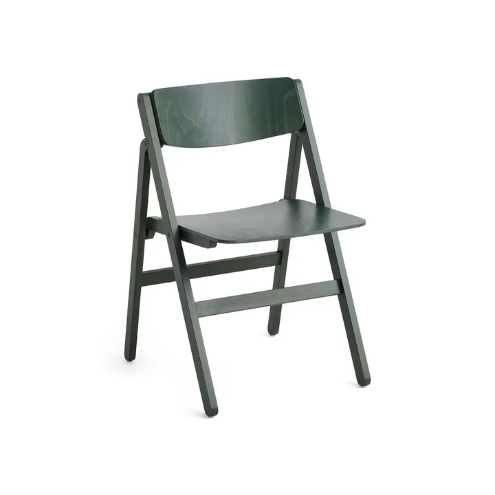 Backflip Chair stol - Cedar green lackerad bok - HAY